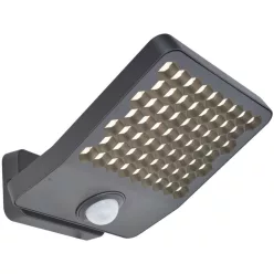  LUTEC 7801604118 ATLANTIS Fali Lámpa Mozgásérzékelővel Szürke LED IP44
