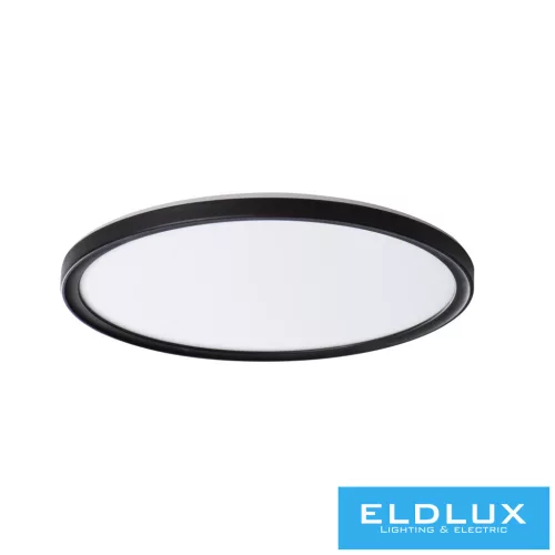 UNIVERSO Mennyezeti lámpa 18W 1700lm CCT.Kap Ra90 120° D230x24mm IP20 Fekete