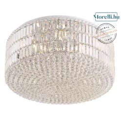 mennyezeti lámpa króm színű vázzal és üveg testtel beltéri használatra maxlight-c0129 - moretti.hu