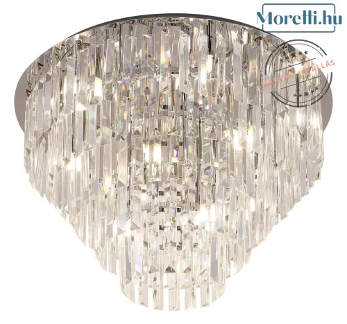 mennyezeti lámpa króm színű vázzal és üveg testtel beltéri használatra maxlight-c0137 - moretti.hu