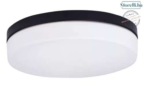 mennyezeti lámpa fekete színű vázzal és fém testtel beltéri használatra maxlight-c0194 - moretti.hu