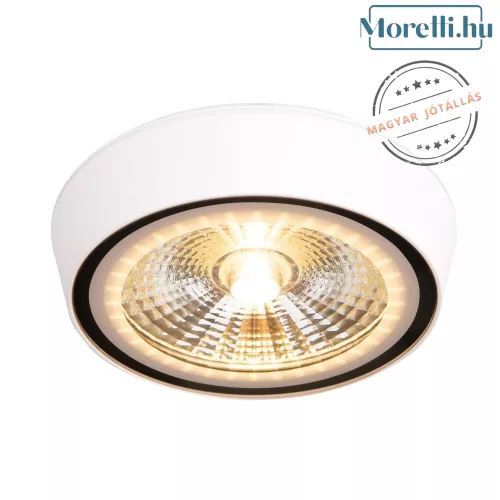fürdőszobai mennyezeti lámpa fehér színű vázzal és üveg testtel beltéri használatra maxlight-c0207 - moretti.hu