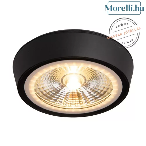 fürdőszobai mennyezeti lámpa fekete színű vázzal és üveg testtel beltéri használatra maxlight-c0208 - moretti.hu