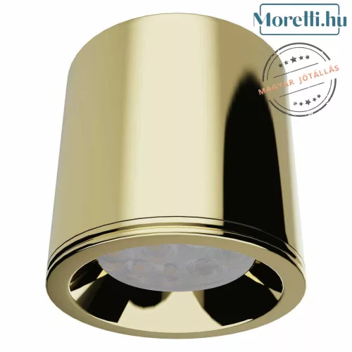 mennyezeti lámpa arany színű vázzal és fém testtel beltéri használatra maxlight-c0217 - moretti.hu