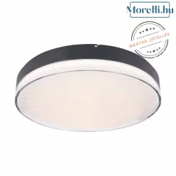 mennyezeti lámpa fekete színű vázzal és fém testtel beltéri használatra maxlight-c0218 - moretti.hu