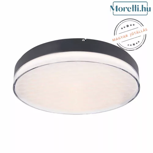 mennyezeti lámpa fekete színű vázzal és fém testtel beltéri használatra maxlight-c0218 - moretti.hu