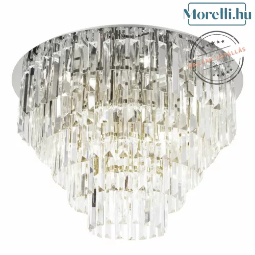 mennyezeti lámpa króm színű vázzal és üveg testtel beltéri használatra maxlight-c0225 - moretti.hu