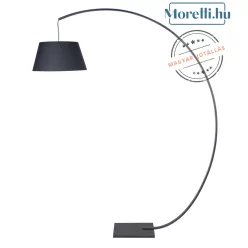 állólámpa fekete színű vázzal és fém testtel beltéri használatra maxlight-f0046 - moretti.hu