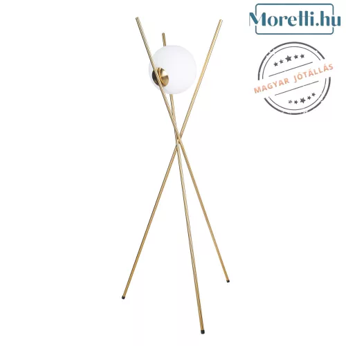 állólámpa bronz színű vázzal és fém testtel beltéri használatra maxlight-f0055 - moretti.hu