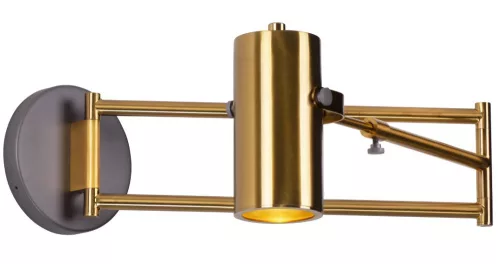 fali lámpa bronz színű vázzal és fém testtel beltéri használatra maxlight-w0245 - moretti.hu