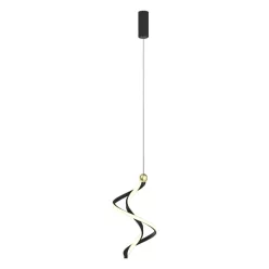   MILAGRO ML1181 COLIA Modern Led Függesztett Lámpa Fekete, Arany LED IP20