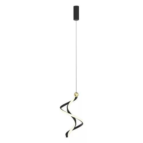 MILAGRO ML1181 COLIA Modern Led Függesztett Lámpa Fekete, Arany LED IP20