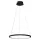 MILAGRO ML1541 HOOP Modern Led Függesztett Lámpa Fekete LED IP20