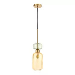   MILAGRO ML1823 MOLLY Modern Függesztett Lámpa Borostyán E14 IP20