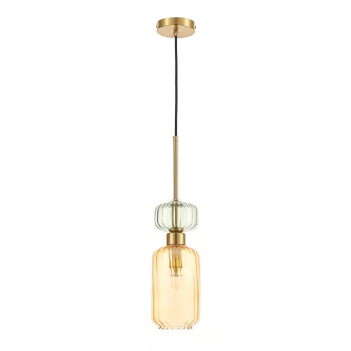 MILAGRO ML1823 MOLLY Modern Függesztett Lámpa Borostyán E14 IP20