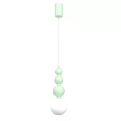   MILAGRO MLP1028 BOULE Modern Függesztett Lámpa Menta G9 IP20