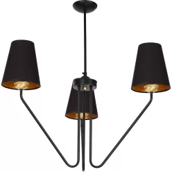 Milagro VICTORIA BLACK MLP4912 Csillár 3x60W/E27 IP20