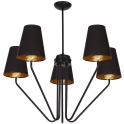 Milagro VICTORIA BLACK MLP4913 Csillár 5x60W/E27 IP20