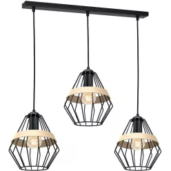 Milagro CLIFF BLACK MLP5525 Függőlámpa 3x60W/E27 IP20