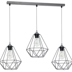  MILAGRO MLP7217 BASKET Többágú Függesztett Lámpa Szürke E27 IP20
