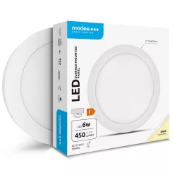   Modee Lighting LED Panel Kerek - Felszerelhető 6W 4000K (450 lumen) A-series