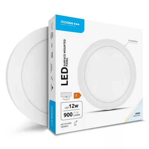 Modee Lighting LED Panel Kerek - Felszerelhető 12W 6000K (900 lumen) A-series