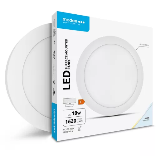 Modee LED Panel Kerek - Felszerelhető A2-series 18W 6000K (1620 lumen) ERP