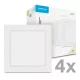 Modee LED Panel Négyzet - Felszerelhető P-series 18W 4000K (1980 lumen) P4 ERP