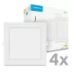 Modee LED Panel Négyzet - Beépíthető P-series 18W 4000K (1980 lumen) P4 ERP