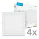 Modee LED Panel Négyzet - Beépíthető P-series 24W 4000K (2640 lumen) P4 ERP