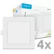 Modee LED Panel Négyzet - Beépíthető P-series 6W 4000K (660 lumen) P4 ERP
