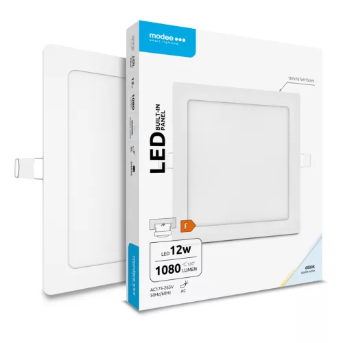 Modee LED Panel Négyzet - Beépíthető A2-series 12W 6000K (1080 lumen) ERP