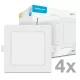 Modee LED Panel Négyzet - Beépíthető P-series 6W 6000K (660 lumen) P4 ERP