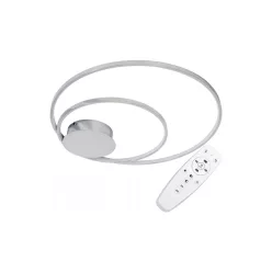 mennyezeti lámpa ezüst színű vázzal és fém testtel beltéri használatra moretti-mo6996 - moretti.hu