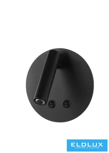UNIVERSO Fali lámpa 8w 720lm 3000K IP20 fekete 2 év