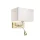 Markslojd SAVOY 106308 Fali lámpa 2x60W/E27/ + LED 1x3W 485LM IP20