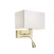 Markslojd SAVOY 106308 Fali lámpa 2x60W/E27/ + LED 1x3W 485LM IP20