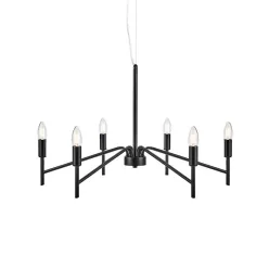 MARKSLÖJD 108209 MONARCH Glamour Csillár Fekete E14 IP20