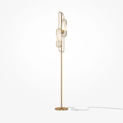 Maytoni MARMO MOD099FL-02G Állólámpa 2x40W/G9 IP20