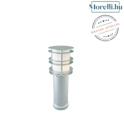 kültéri állólámpa szürke színű vázzal és fém testtel kerti használatra norlys-1260ga - moretti.hu