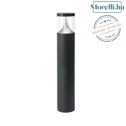 kültéri állólámpa szürke színű vázzal és fém testtel kerti használatra norlys-1280gr - moretti.hu