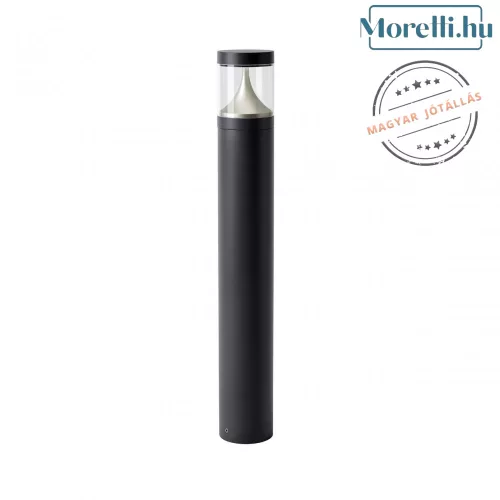 kültéri állólámpa szürke színű vázzal és fém testtel kerti használatra norlys-1290gr - moretti.hu