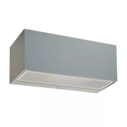 kültéri fali lámpa aluminium színű vázzal és alumínium testtel kerti használatra norlys-1306al - moretti.hu