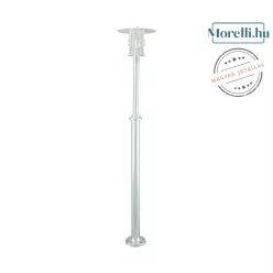 kültéri kandeláber szürke színű vázzal és fém testtel kerti használatra norlys-281ga - moretti.hu