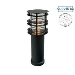kültéri állólámpa fekete színű vázzal és fém testtel kerti használatra norlys-298b - moretti.hu