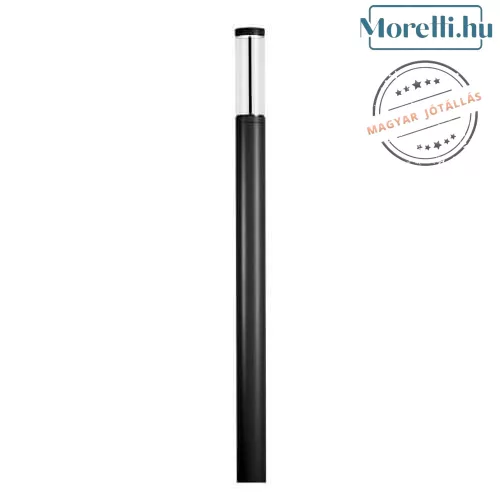 kültéri kandeláber szürke színű vázzal és fém testtel kerti használatra norlys-6105gr - moretti.hu