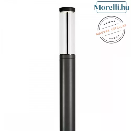 kültéri kandeláber szürke színű vázzal és fém testtel kerti használatra norlys-6118gr - moretti.hu