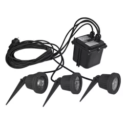   Novolux FOCUS 113B-G23X1B-02 Kerti reflektor 3x50W/GU5,3/MR16 IP68