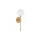fali lámpa arany színű vázzal és fém testtel beltéri használatra novaluce-9960617 - moretti.hu