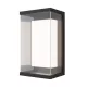 O021WL-L10B3K Baker Street Alumínium Fali Lámpa Fekete Színű LED 10 W 3000 Kelvin 420 Lumen IP54